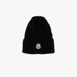 Ribbed Beanie by Moncler at Farfetch