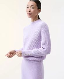 Ribbed Button Sweater at Ann Taylor