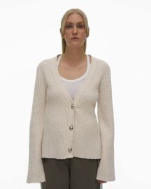 Ribbed Cardigan  at Helmut Lang