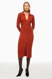 Ribbed Cardigan Midi Dress by Thakoon Collective Rent the Runway at Rent the Runway