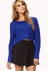 Ribbed Cropped Sweater at Forever 21