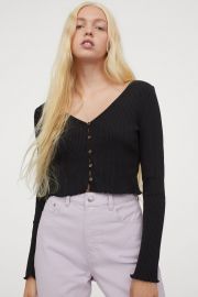 Ribbed Jersey Cardigan at H&M