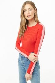 Ribbed Mock Neck Top at Forever 21