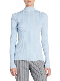 Ribbed Mockneck Sweater at Saks Fifth Avenue