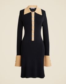 Ribbed Polo Sweater-dress With Jewel Buttons For Women JCrew at J. Crew