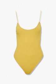 Ribbed Scoop-Cut Bodysuit at Forever 21