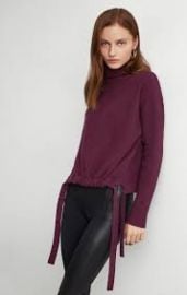 Ribbed Side-Tie Sweater at Bcbgmaxazria