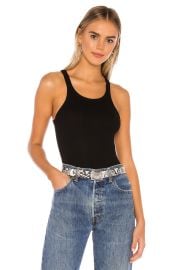 Ribbed Skinny Racer Tank at Revolve