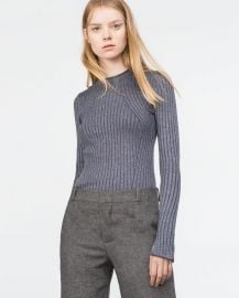 Ribbed Sweater at Zara