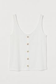 Ribbed Tank Top at H&M