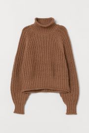 Ribbed Turtleneck Sweater at H&M