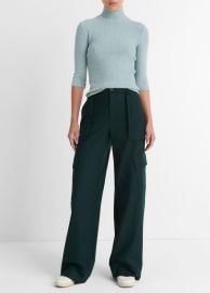 Ribbed Turtleneck Top in Shirts amp Tees at Vince