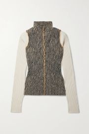 Ribbed Wool-Blend Turtleneck Sweater by Acne Studios at Net A Porter