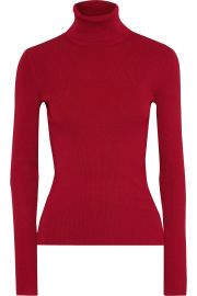 Ribbed knit turtleneck by Helmut Lang at The Outnet