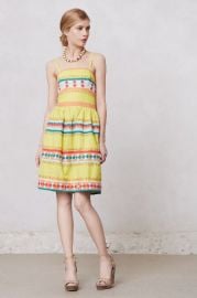 Ribboned Quiltoa Dress at Anthropologie