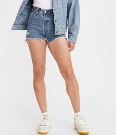 Ribcage Womenx27s Shorts - Dark Wash Levix27s US at Levis