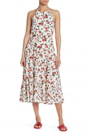 Richards Floral Print Silk Dress at Nordstrom Rack