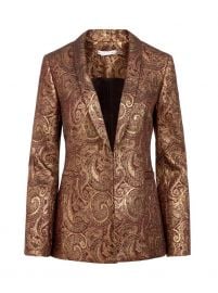 Richie Metallic Paisley Blazer at Alice and Olivia