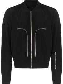 Rick Owens Bauhaus zip-detail Bomber Jacket - at Farfetch