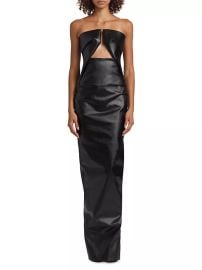 Rick Owens Coated Denim Prong Gown at Saks Fifth Avenue