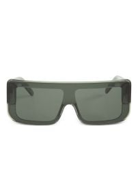 Rick Owens Documenta D-frame Sunglasses Green at Farfetch