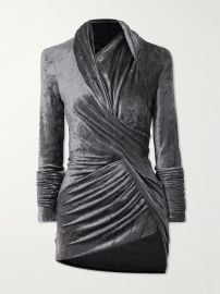 Rick Owens Magnetic Long Sleeve Minidress at Net a Porter