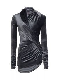 Rick Owens Magnetic Long Sleeve Top in Steel at Saks Fifth Avenue