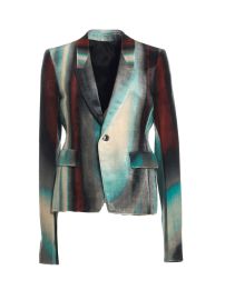 Rick Owens Pattern Printed Tailored Blazer at Cettire