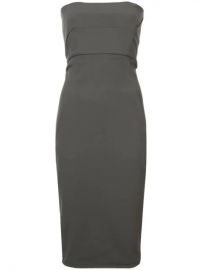 Rick Owens Strapless Midi Dress - Farfetch at Farfetch