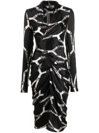 Rick Owens cable-knit Wrap Dress - at Farfetch