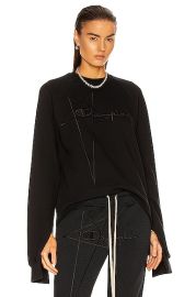 Rick Owens x Champion Vega Sweatshirt in Black  FWRD at Forward