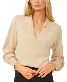 Riley  Rae V-Neck Polo Sweater  Reviews - Sweaters - Women - Macys at Macys