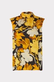 Riley Paper Peony Print Top at Milly