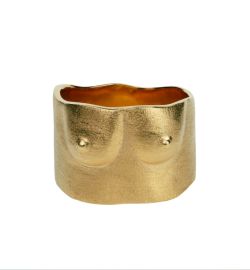 Ring Sculpture No1 Light - Vermeil Semper Astra at Semper Astra