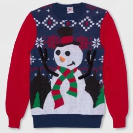 Ring Toss Snowman Ugly Christmas Sweater by Well Worn at Target at Target