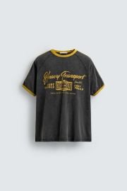 Ringer T Shirt at Zara