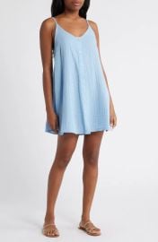 Rip Curl Premium Surf Cotton Gauze Minidress at Nordstrom