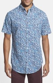 Rip Curl and39Flowerlandand39 Short Sleeve Print Woven Shirt at Nordstrom