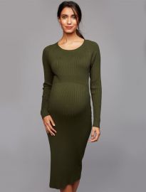 Ripe Rib Knit Bodycon Maternity Dress at A Pea In The Pod