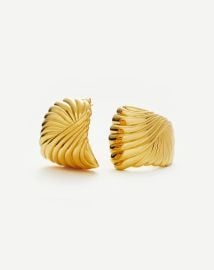 Ripple Oversized Stud Earrings Missoma US at Missoma