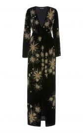 Rita Embellished Velvet Maxi Dress at Moda Operandi