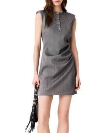 Rivalus Rhinestone Pinstriped Tailored Dress at Bloomingdales