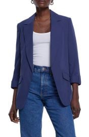 River Island Edge to Edge Open Front Blazer at Nordstrom