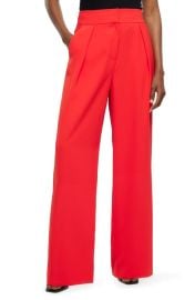 River Island Pleated Wide Leg Trousers at Nordstrom