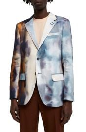 River Island Watercolor Print Sport Coat at Nordstrom