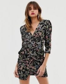 River Island ruched sequin dress in multi   ASOS at Asos