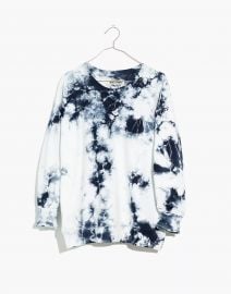 Rivet & Thread Indigo Tie-Dye Oversized Sweatshirt by Madewell at Madewell