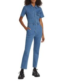 Rivet Utility Rebel Denim Jumpsuit at Saks Fifth Avenue