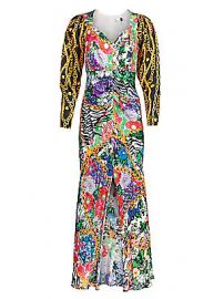 Rixo - Madonna Mixed Print Dress at Saks Fifth Avenue