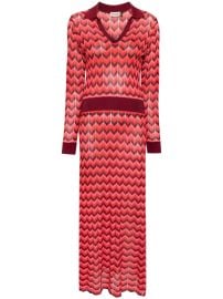 Rixo Annie chevron-knit Maxi Dress - at Farfetch